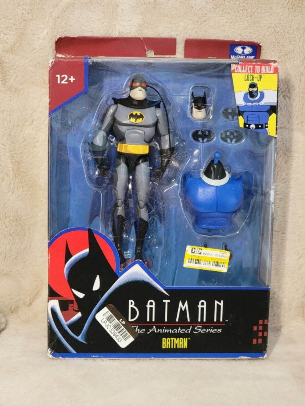 McFarlane Toys Batman The Animated Series Batman Action Figure Lock-Up BAF NEW
